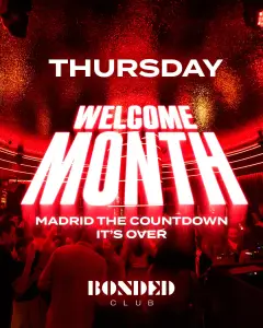 Flyer de BONDED x Spotted en Bonded Club (Madrid), jueves 22 de octubre de 2026