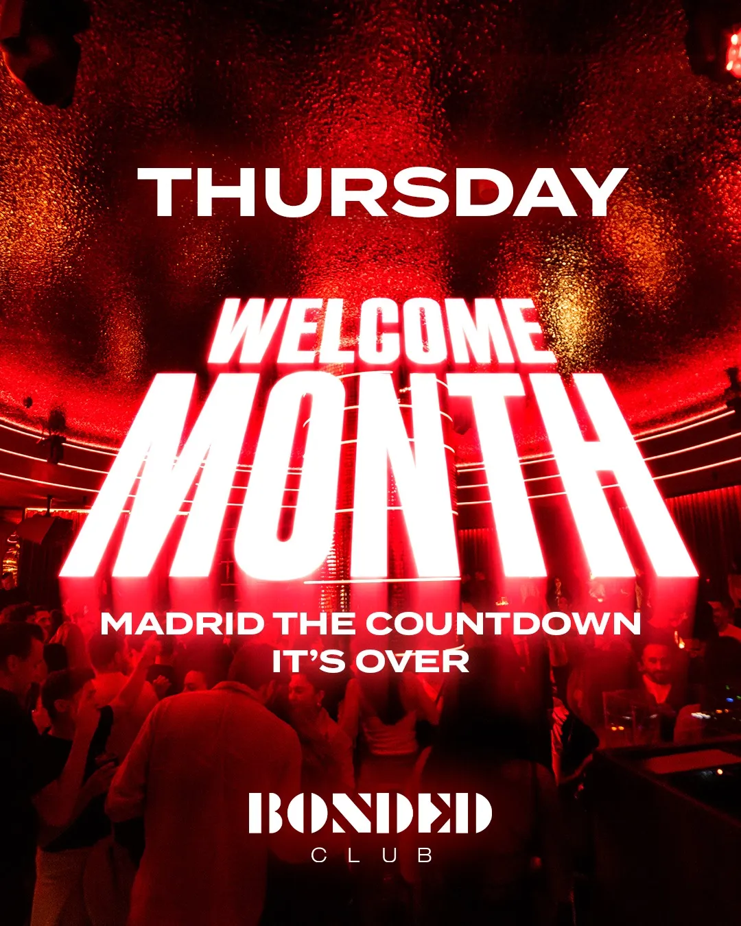 Flyer de BONDED x Spotted en Bonded Club (Madrid), jueves 22 de octubre de 2026