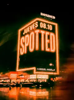Flyer de BONDED x Spotted en Bonded Club (Madrid), jueves 8 de octubre de 2026