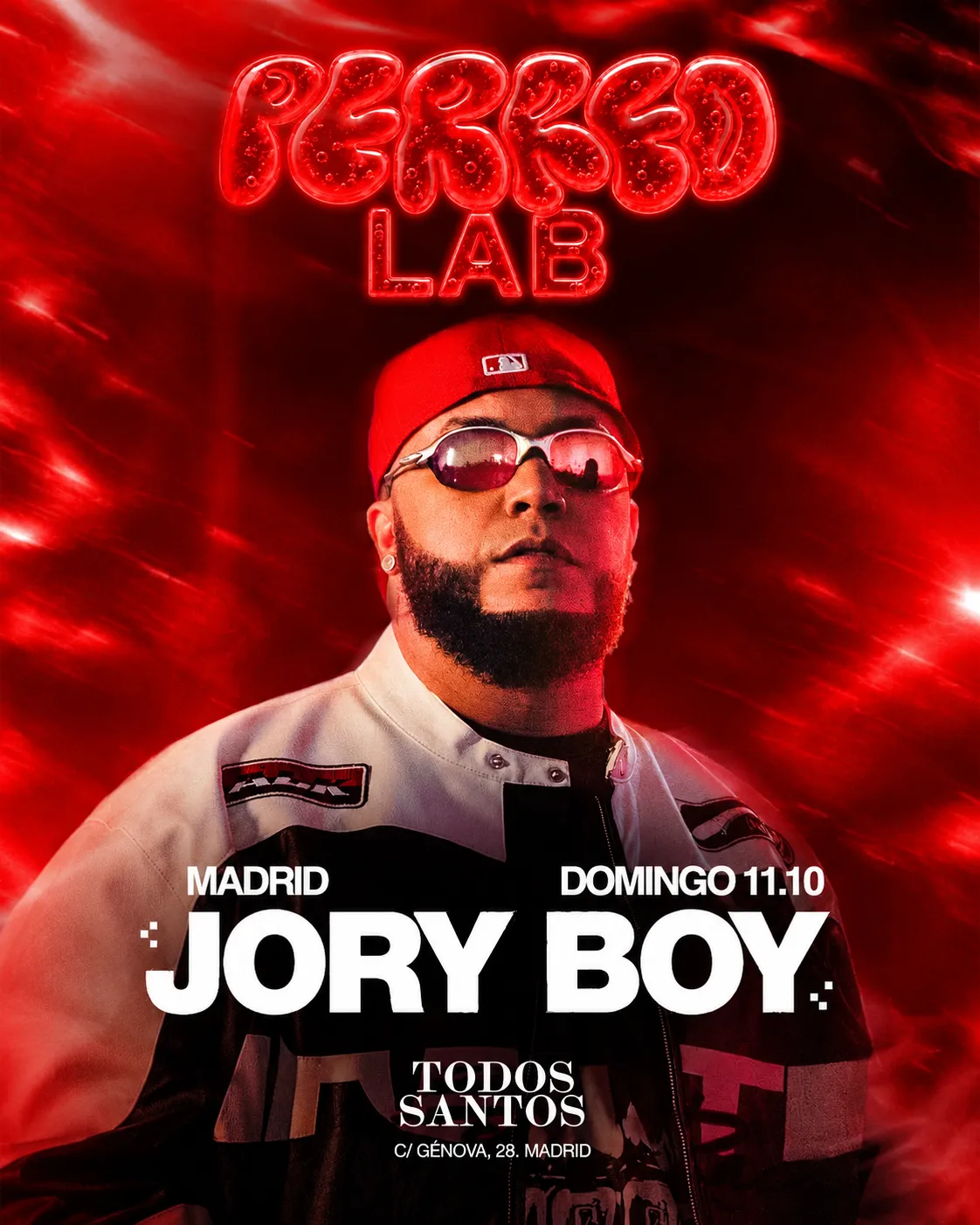Flyer de Todos Santos X Perreolab & JORY BOY en Todos Santos (Madrid), domingo 11 de octubre de 2026