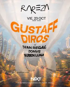 Flyer de RAREZA en Next (Madrid), viernes 23 de octubre de 2026
