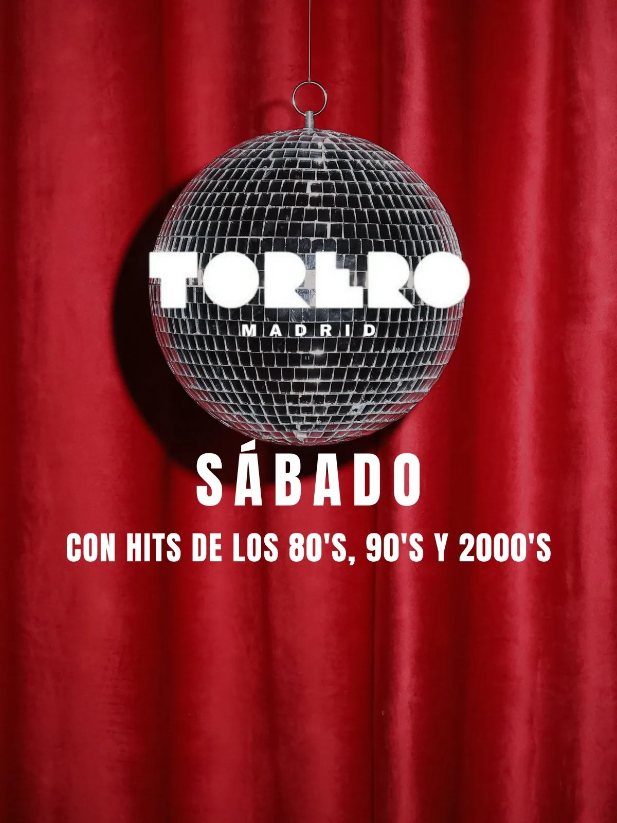 Flyer de TORERO DISCO en Torero (Madrid), sábado 17 de octubre de 2026