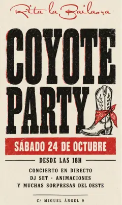 Flyer de SABADO TARDEO - RITA LA BAILAORA en Rita La Bailaora (Madrid), sábado 24 de octubre de 2026