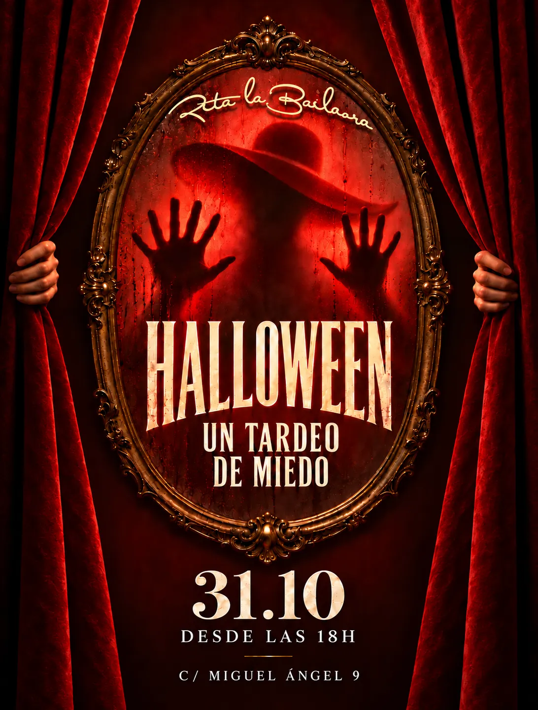 Flyer for SABADO TARDEO - RITA LA BAILAORA at Rita La Bailaora (Madrid), Saturday 31 October 2026