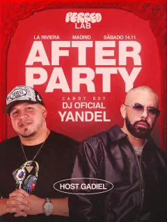 Flyer for PERREOLAB X LA RIVIERA at La Riviera (Madrid), Saturday 14 November 2026