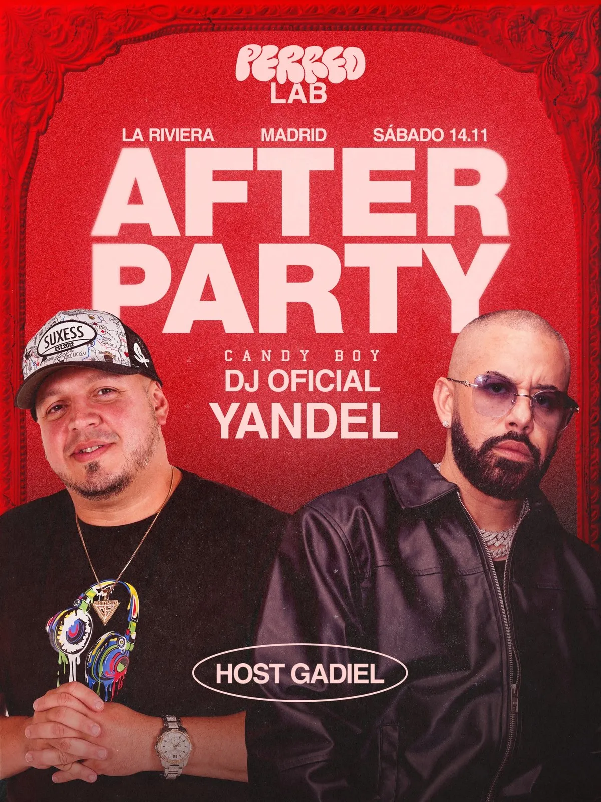 Flyer de PERREOLAB X LA RIVIERA en La Riviera (Madrid), sábado 14 de noviembre de 2026