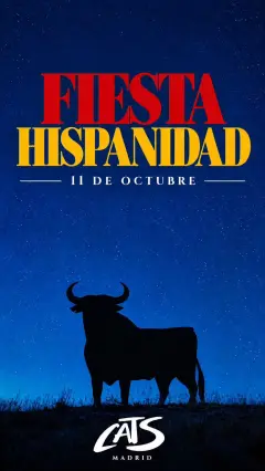 Flyer de DOMINGO 11oct HISPANIDAD CATS x BNM & ONLYNIGHTS en Cats (Madrid), domingo 11 de octubre de 2026